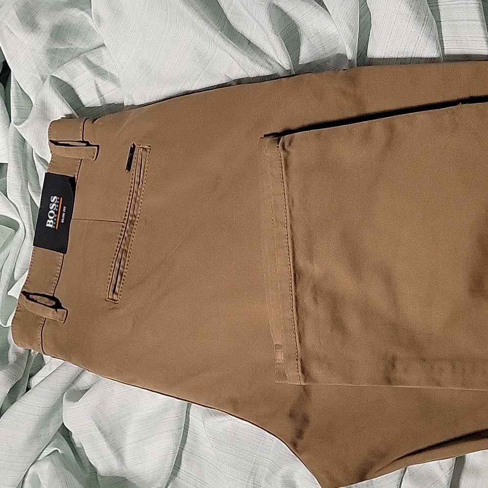 Men's BOSS HUGO BOSS SLIM-FIT CHINOS 😎 - Picture 2 of 5